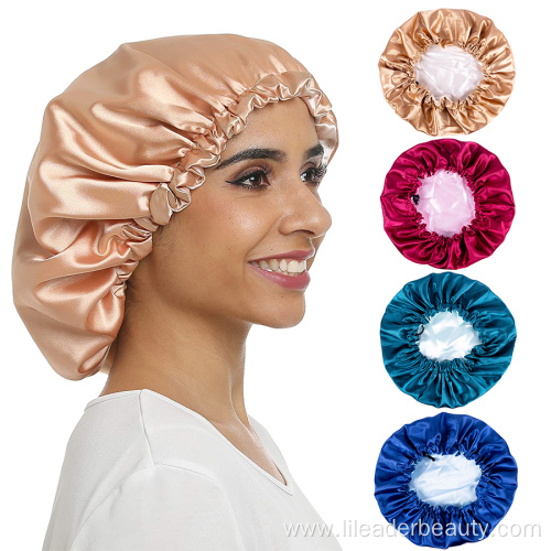 Adjustable Satin Bonnet Silk Night Cap For Hair